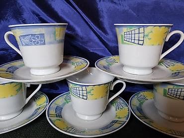 kuhinja komplet: Solje nove velike za kafu iz 90ih.god. Porcelanske solje svedski — 3