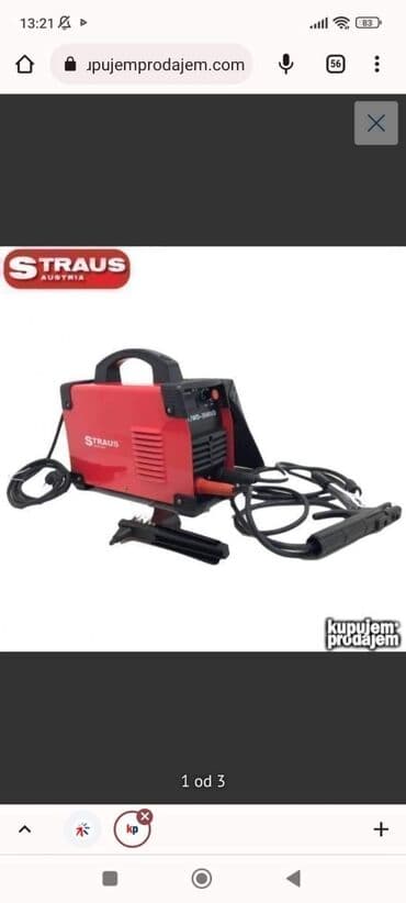 polovni tig aparati: Aparat za zavarivanje je inverterski, što znači da se energija — 1