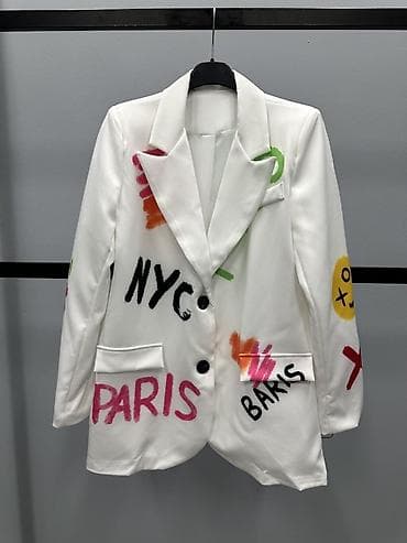 sako l: ✅✅Ženski blejzer sa urbanim printom gradova
✅1999 din
✅S M L — 2