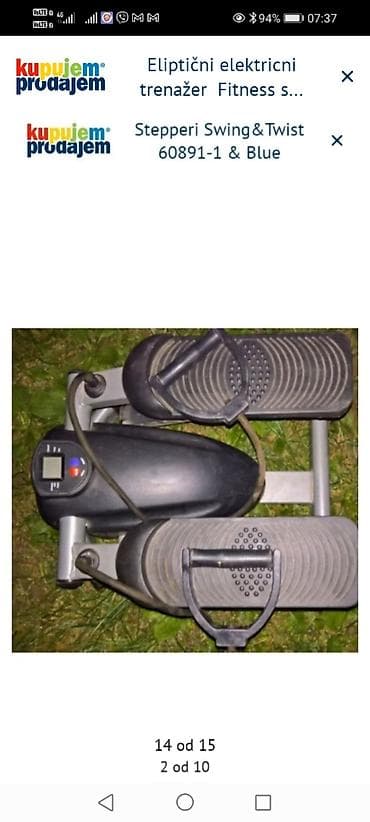 sat na navijanje: Stepper Swing & Twist 60891-1 & Blue – kompaktan kućni fitness — 2