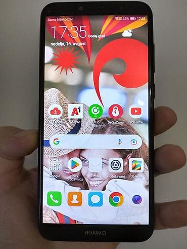 android tablet: Huawei Y6 2018 (model ATU‑L21) - Ekran: HD+ 18:9 - Procesor — 1