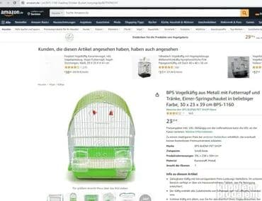 camon kabanica za pse: *** AKCIJA *** #1117 Metalni kavez za ptice BPS-1160; Metalni kavez — 1