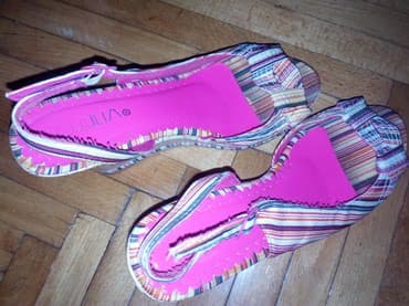 oksfordice sa platformom: Sandals, 38 — 5
