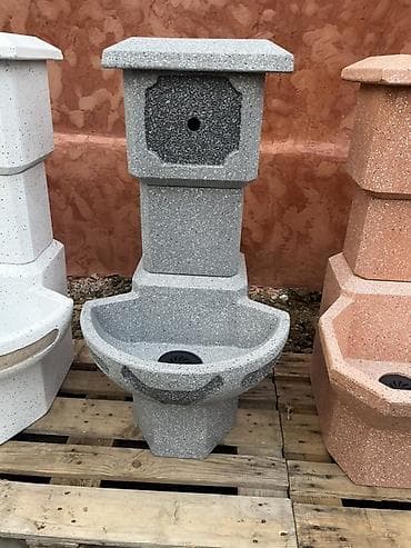 lock box za kljuceve: Baštenska česma od veštačkog kamena (teraco) - Samostojeća česma sa — 1