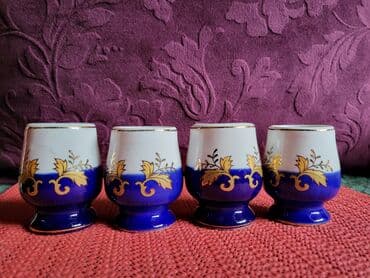 case za zestoko pice: Casice nove liveni porcelan iz 70ih. za zestoko pice. Casice komada — 2