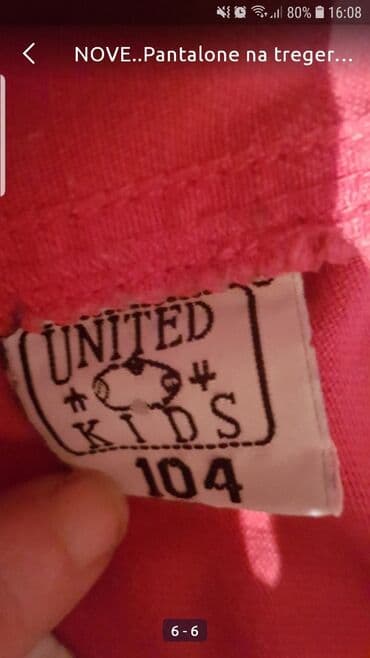 bebi odeca za devojcice: 104-110, color - Red — 4