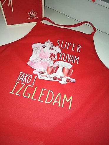 Kecelje personalizovane sa štampom po zelji. Kecelje u živim bojama