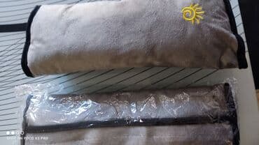 navlaka za obucu dm: Jastuk za auto pojas za putovanja boje siva, roze i svetlo plava — 6