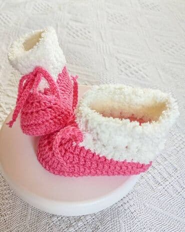 Children's Items: Slipper booties, Size - Pre-walking — 3