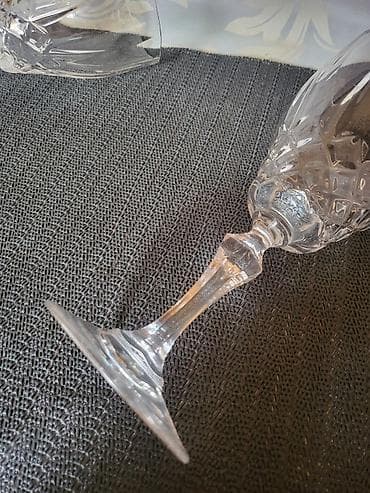 poklon za razrednog: Case kristal Zajecar za vino iz 70ih.god. Case kristal Zajecar za — 8