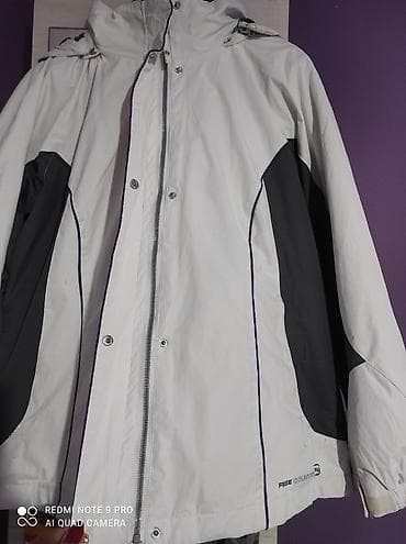 bela kapa: Jakna velicina L, bez tragova nosenja. Duzina 71 Rukavi mereno od — 3