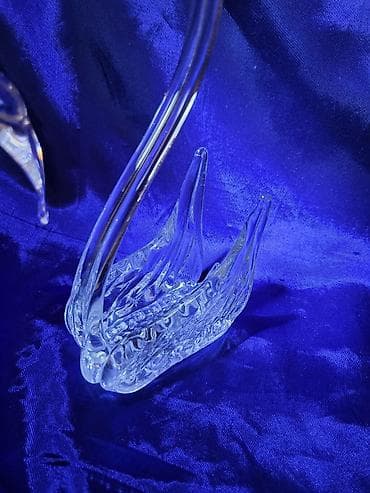 kristalno staklo: Murano nov labud,rucni rad 1960g +. Murano nov labud,perfektan tezak — 5