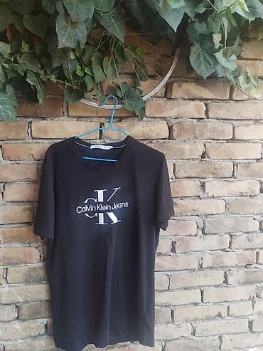 Men's T-shirt Calvin Klein, bоја - Crna