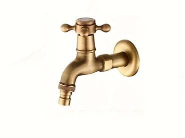 Retro zidna slavina – mesing, antik završna obrada - Klasičan dizajn