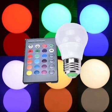 internet preko antene: RGB Led Sijalica 8W RGB LED sijalica E27 Snage 8w Ide uz daljinski — 5