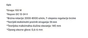 alati srbija: Nov mali strug. Broj obrtaja od 2000 do 8000 obr/min. Maksimalna — 9