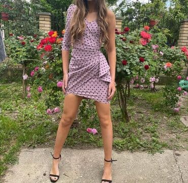 Haljine: M, bоја - Lila, Koktel, klub, Drugi tip rukava — 1