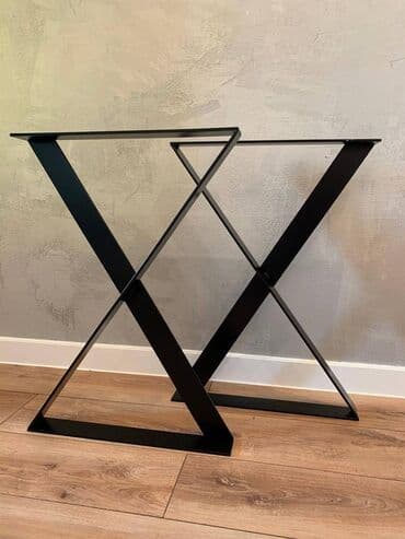 kuhinjski elementi po komadu: Noge za sto 080 Dimenzija 70x72cm Materijal : Metalna profil 60x5 — 4