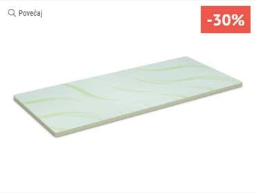 lazy bag za plazu: DORMEO PROSTIRKA 70x190 cm NATURE'S ALOE VERA 4 CM II NOVO! — 6