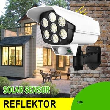 stalci za zvučnike: Solarni reflektor u kamera kucistu sa 100% solarnog napajanja — 1