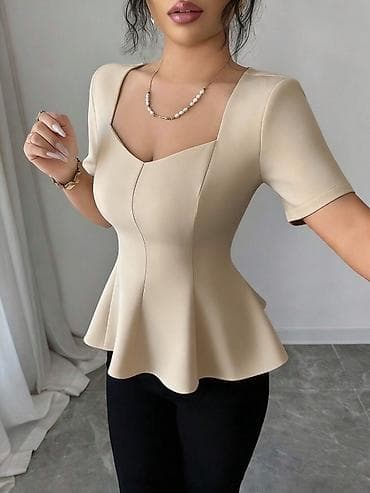 pull and bear jakne: 💫Elegantna ženska bluzica sa peplum krojem
✅2000 din — 4