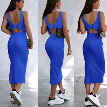 crna uska haljina na bretele: 2300 — 6