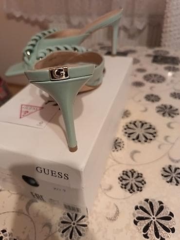 Cipele: GUESS ženske sandale – model FL6 (kolor AQUA) - Elegantne papuče na — 3