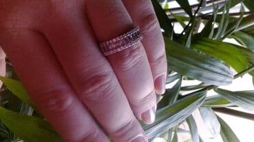 nakit od hirurskog celika beograd: Ženski prsten, Bulgari, Materijal: Srebro — 2