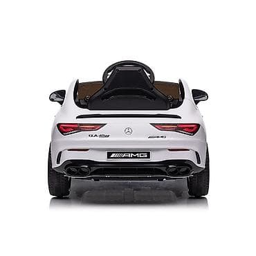 elegantne haljine do koljena: Mercedes CLA 45 AMG – Beli, auto na akumulator za decu (Šifra — 4