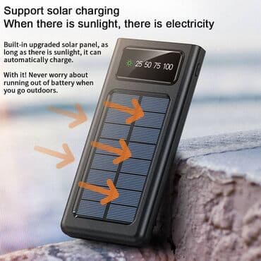 original maske za iphone 14 pro max: Power bank solarni sa 4 konektora Kvalitetan nov power bank sa 4 kabla — 2