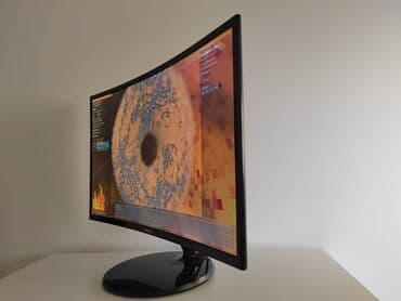 монитор samsung syncmaster: Samsung zakrivljeni monitor 27"   Prodajem monitor Samsung, 27" FHD — 18