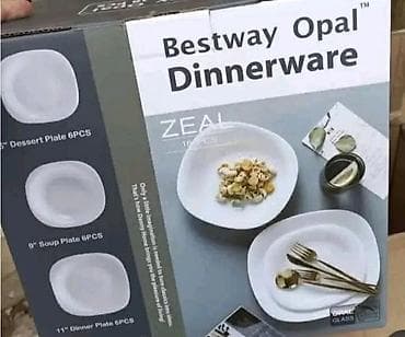 set tanjira metalac: Bestway Opal Dinnerware – ZEAL set od 18 delova Elegantan komplet — 1
