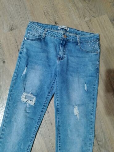 eko koza pantalone: 31. 32br. jedne — 2