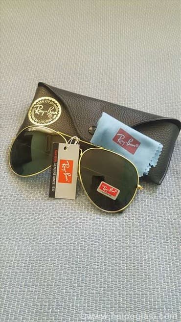 ray ban uv400: Ray Ban Aviator, Model 3026, Green Gold, Unisex, Nove Velicina L — 1