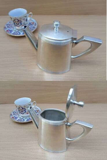 ART DECO Posrebreni čajnik 4 Luxuzni, ART DEKO, Posrebreni čajnik — 3