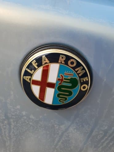 Tuning oprema: Alfa Romeo - samolepljivi metalni (aluminijumski) logo-amblem — 4