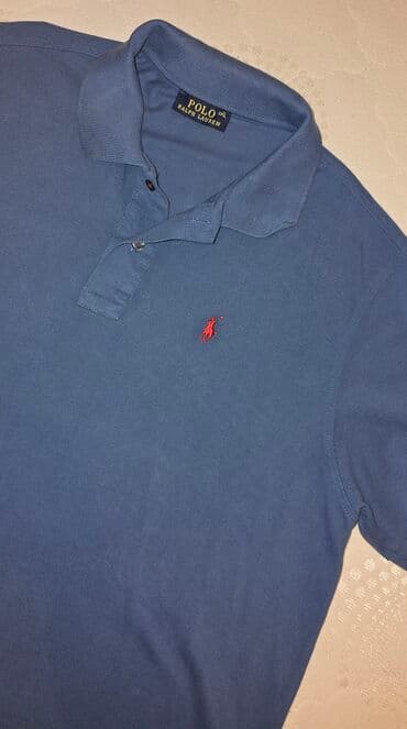 Trenerke: Majica na kratke rukave, 3XL, Ralph Lauren, bоја - Tamnoplava, Pamuk — 2