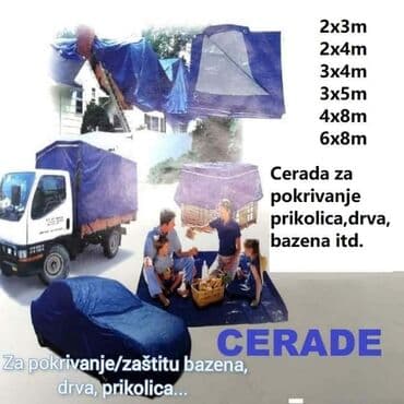 Bazeni i oprema: Univerzalne cerade za pokrivanje drva/bazena/prikolica itd. 2x3m — 1