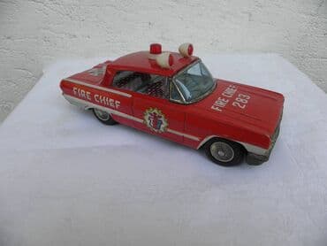 chicago fire online sa prevodom: Limeni Fire Chief 283, 20 cm, inercioni motor, okrecu se — 1