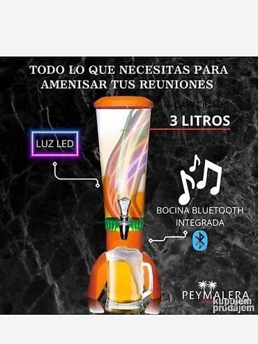 Audio: LED Beer točilica za piće sa Bluetooth zvučnikom - Zapremina: 3 litra — 3