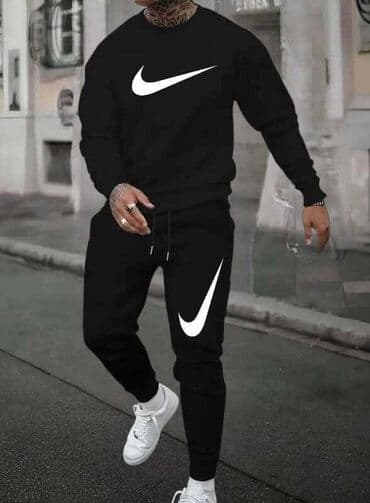 Sweatshirts: Set, 2XL, L, M, Puma, color - Black, Cotton — 6