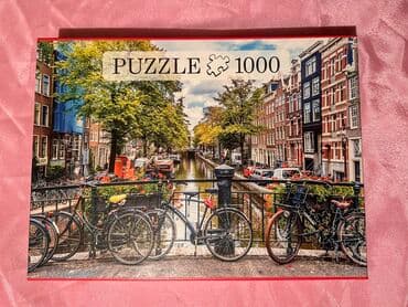 Musical Instruments: Puzzle set – 2 motiva, po 1000 delova - Motiv 1: gradski kanal sa — 1