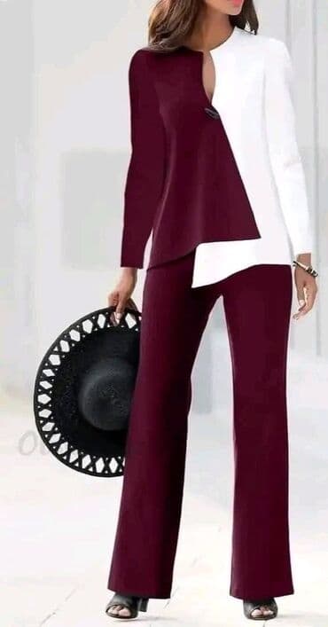 c a tunike: 08. 🖤 
🖤Komplet tunika i pantalonr
🖤Velicine XS S M L XL XXL — 3