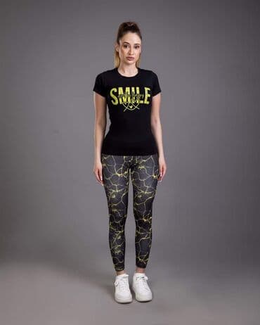 sinsay helanke: XS (EU 34), S (EU 36), M (EU 38), Geometrijski, Jednobojni, Leopard, krokodil, zebra — 1