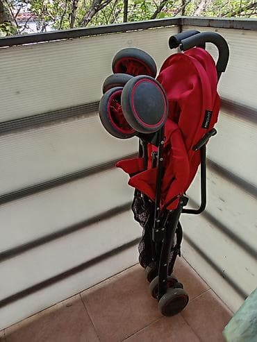 prsluk za bebe devojcice: Kišobran kolica crvena i krem /bež, zajedno ili odvojeno (pojedinačna — 10