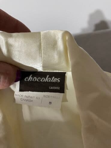 Blazers: Ženski sako – Chocolates, veličina 5 - Boja: krem/šampanj - Materijal — 3