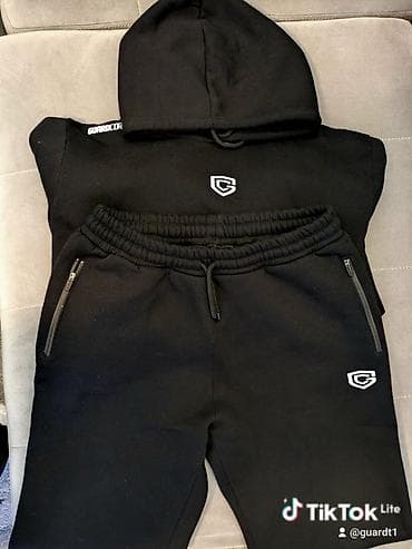 Coats and trench coats: Set, color - Black, Cotton — 2