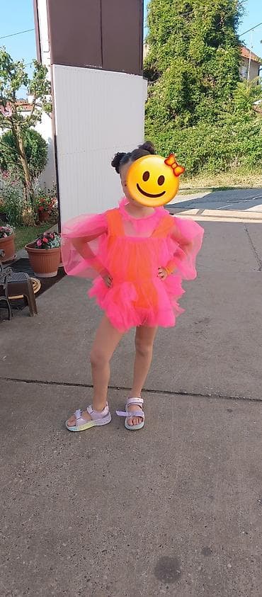 liu jo haljine 2023: Dečiji komplet i haljine – veličina 122 Barbi je Turska, Roze je — 4