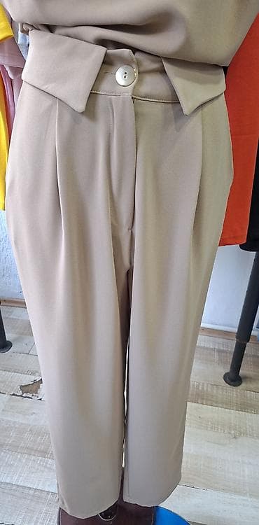 moderni kompleti za punije dame: S, bоја - Bež — 3