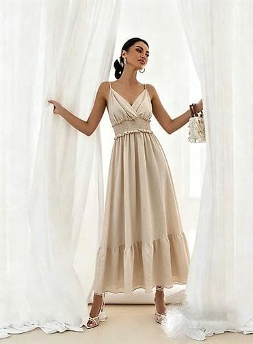 Haljine: ✅Duga ženska haljina na bretele – više boja
✅2000 din — 5